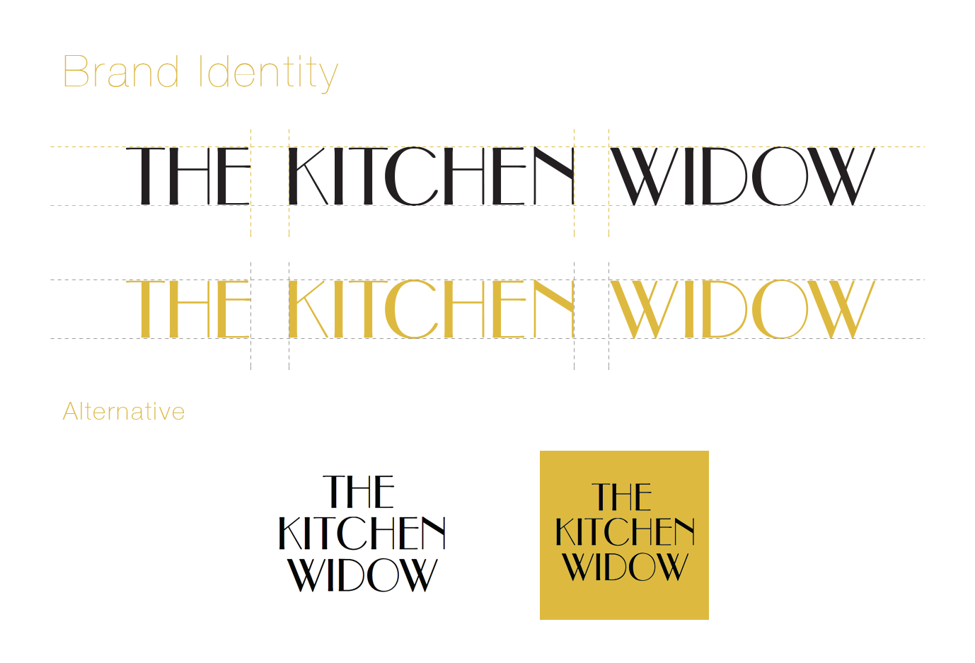 The Kitchen Widow -Brand Identity